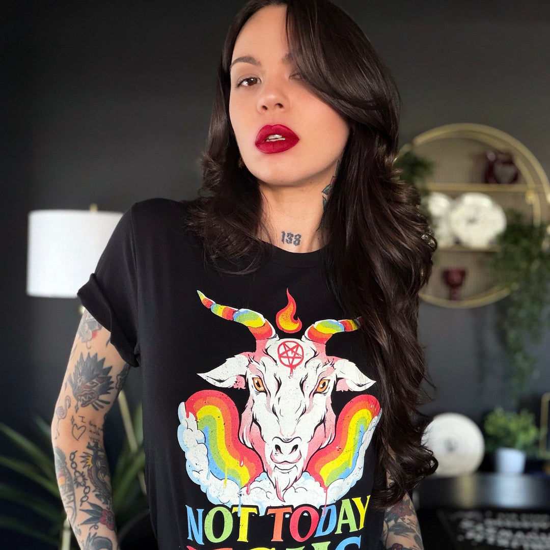 Not Today Jesus T-shirt - Murder Apparel