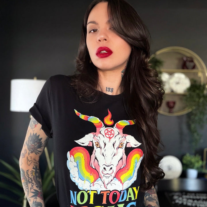 Not Today Jesus T-shirt - Murder Apparel