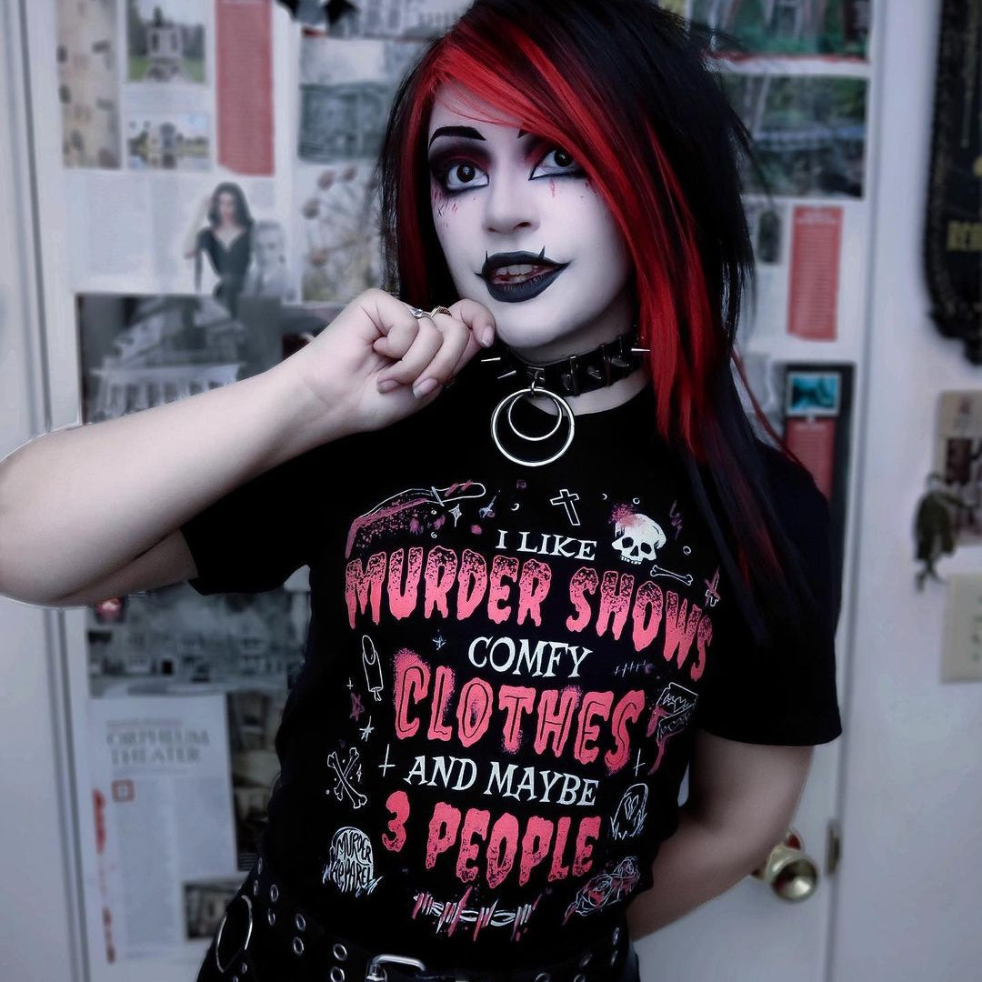 Murder Shows and Comfy Clothes T-Shirt - Murder Apparel