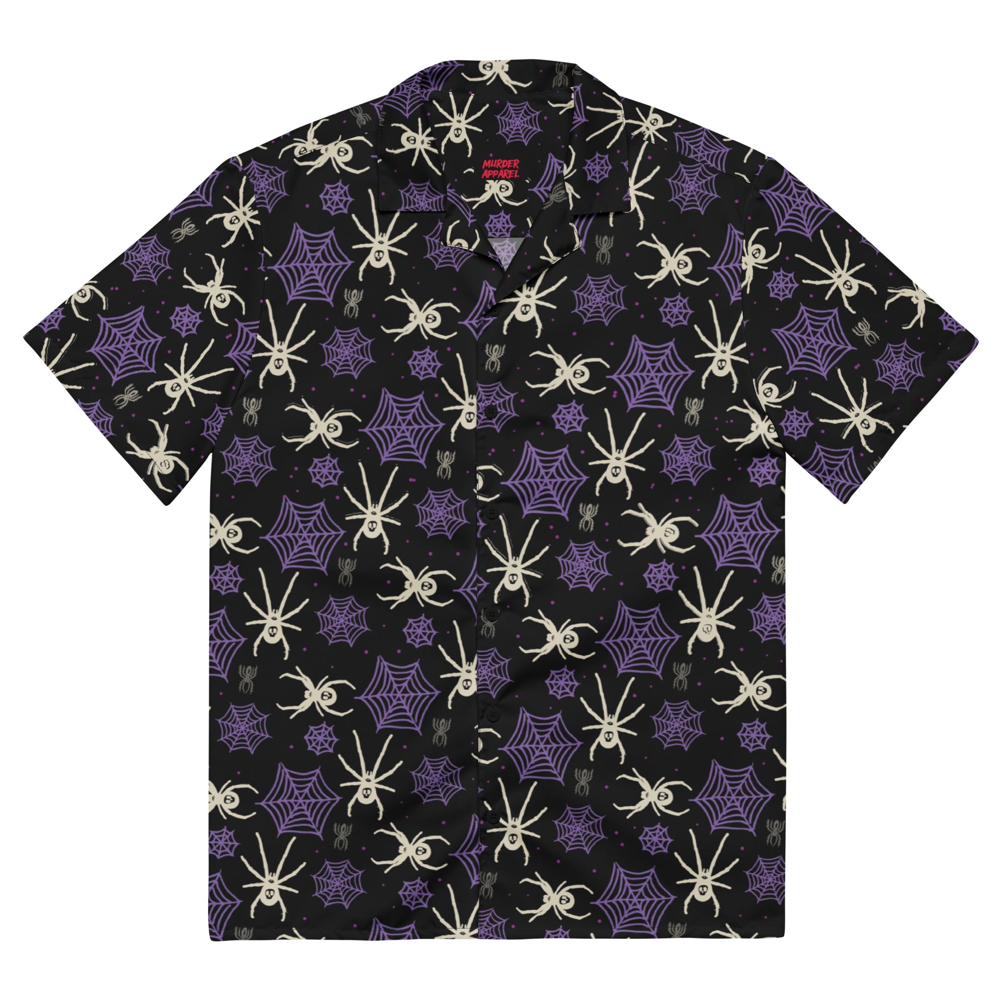 Spider Webs Button-up – Murder Apparel