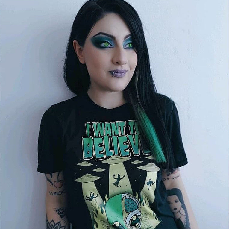 I Want To Believe Alien T-Shirt - Murder Apparel