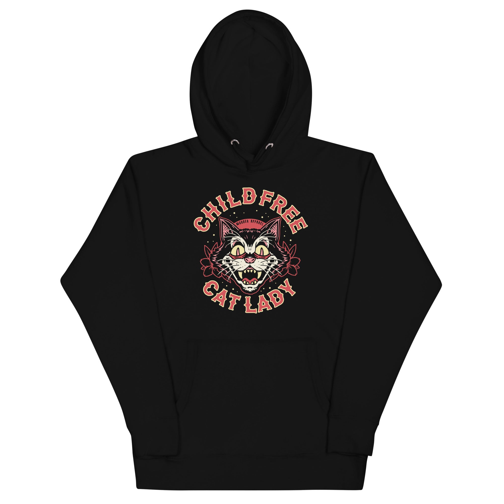 Childfree Cat Lady Hoodie – Murder Apparel