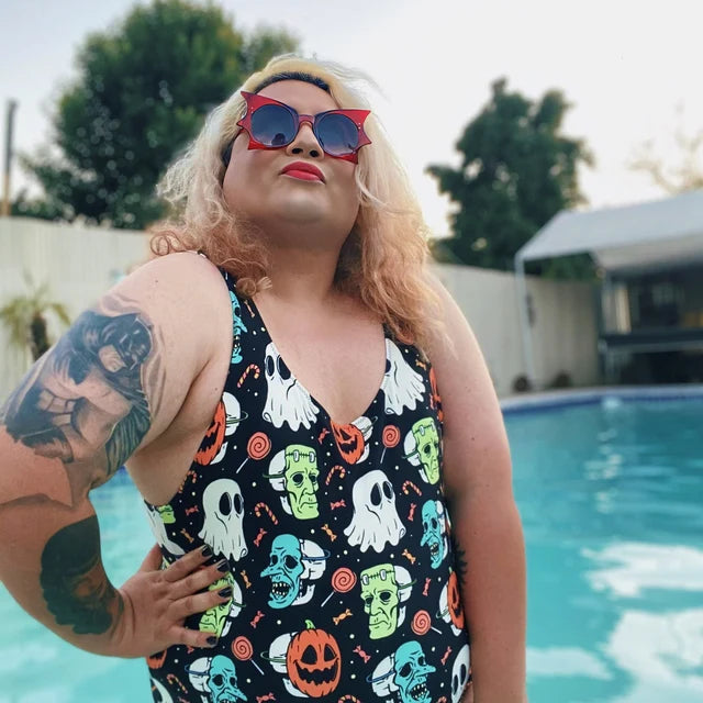 Vintage Halloween One-Piece - Murder Apparel