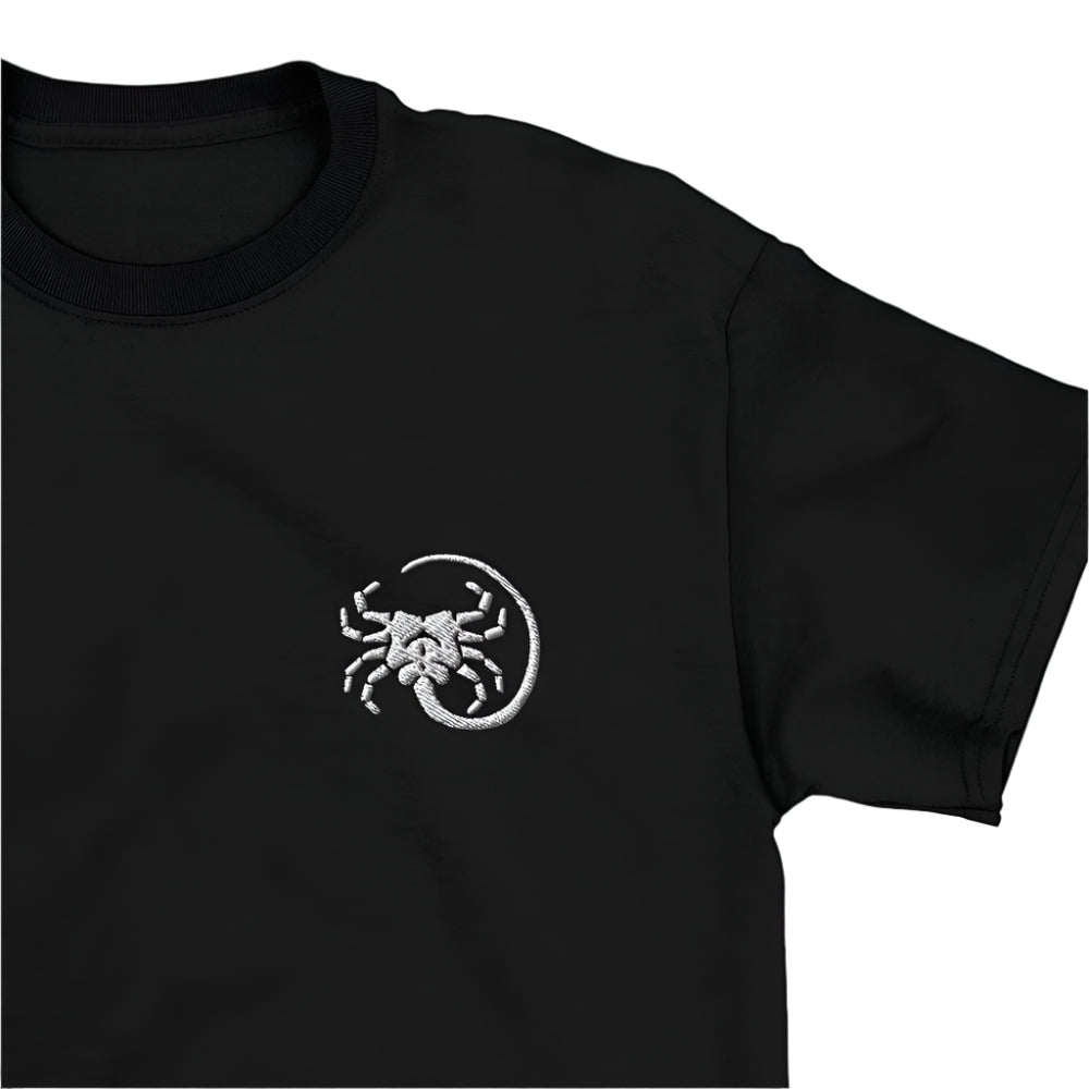 Facehugger Alien Embroidery T-Shirt – Murder Apparel