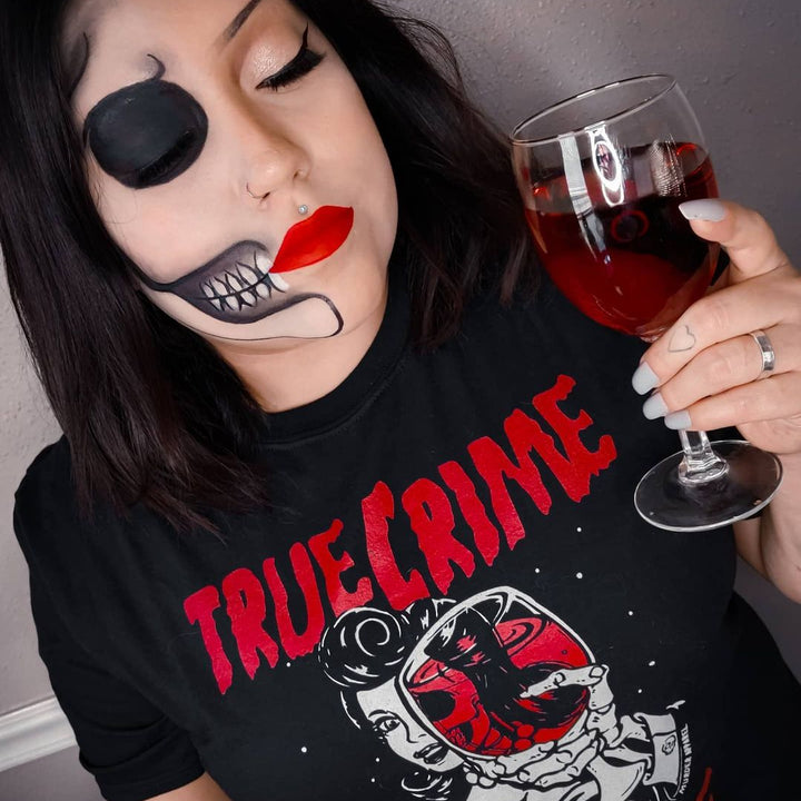 True Crime and Wine T-Shirt - Murder Apparel