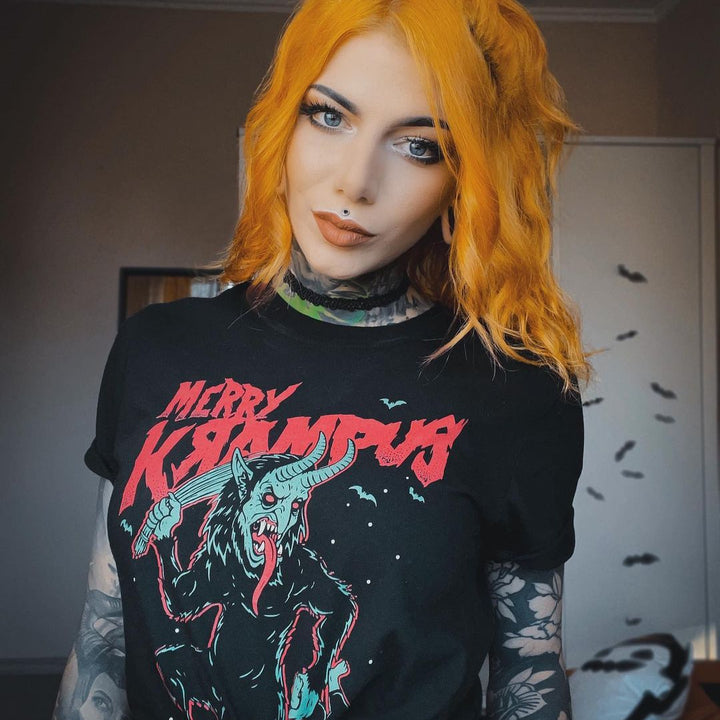 Merry Krampus T-Shirt - Murder Apparel