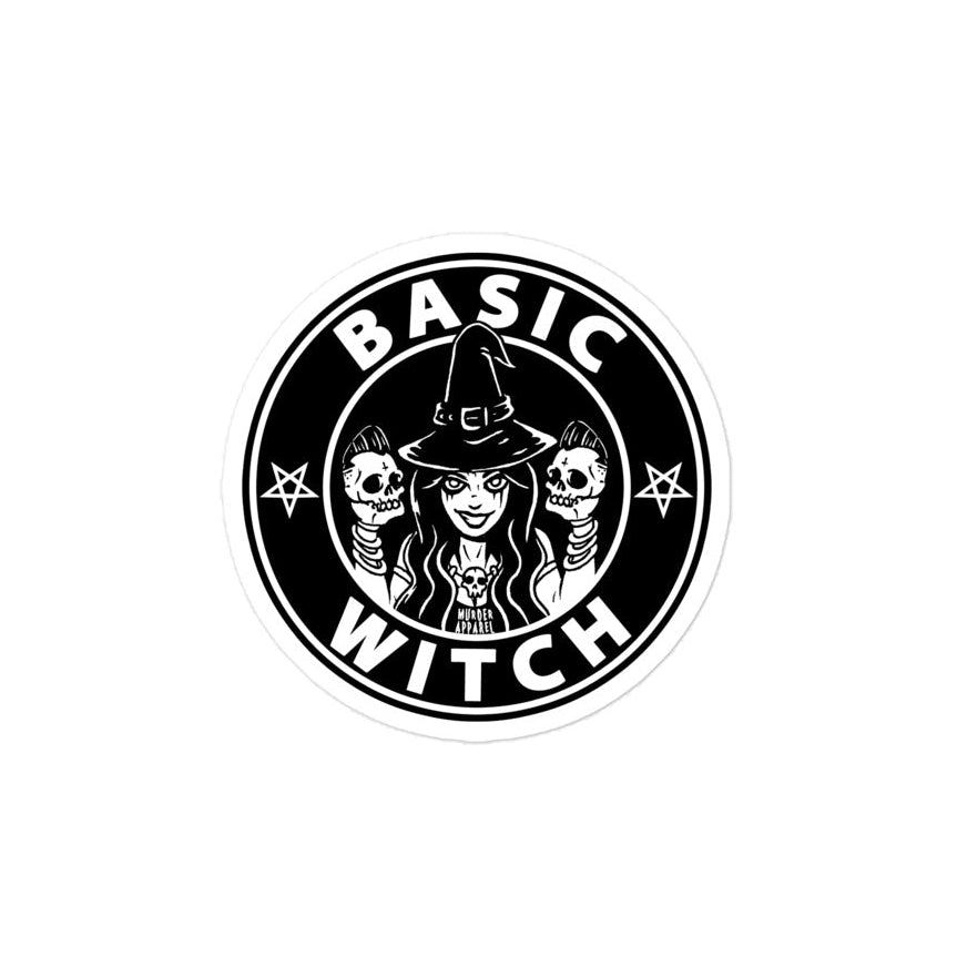 Basic Witch Sticker - Murder Apparel
