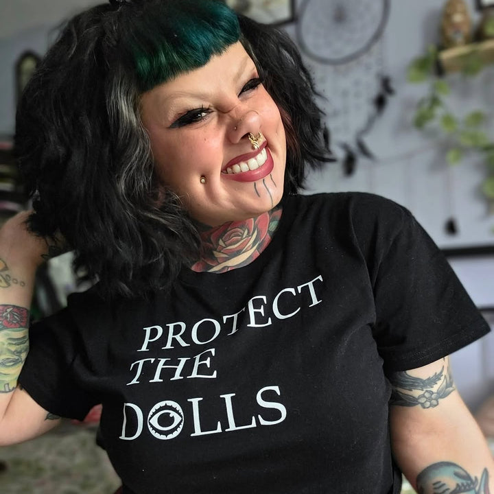 Protect The Dolls Crop Top - Murder Apparel