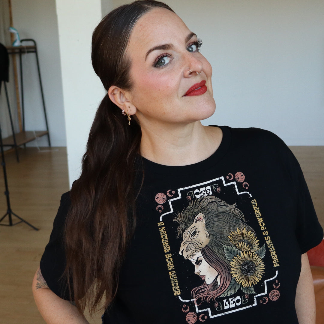 Leo Zodiac Crop Top