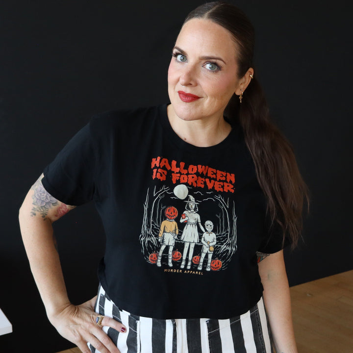 Halloween Is Forever Crop Top