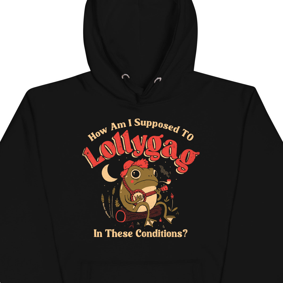 Lollygag Frog Hoodie – Murder Apparel