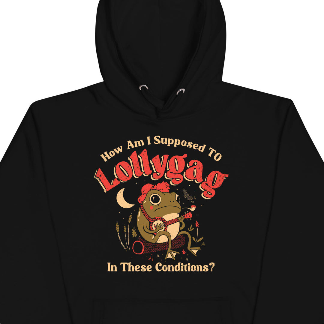 Lollygag Frog Hoodie