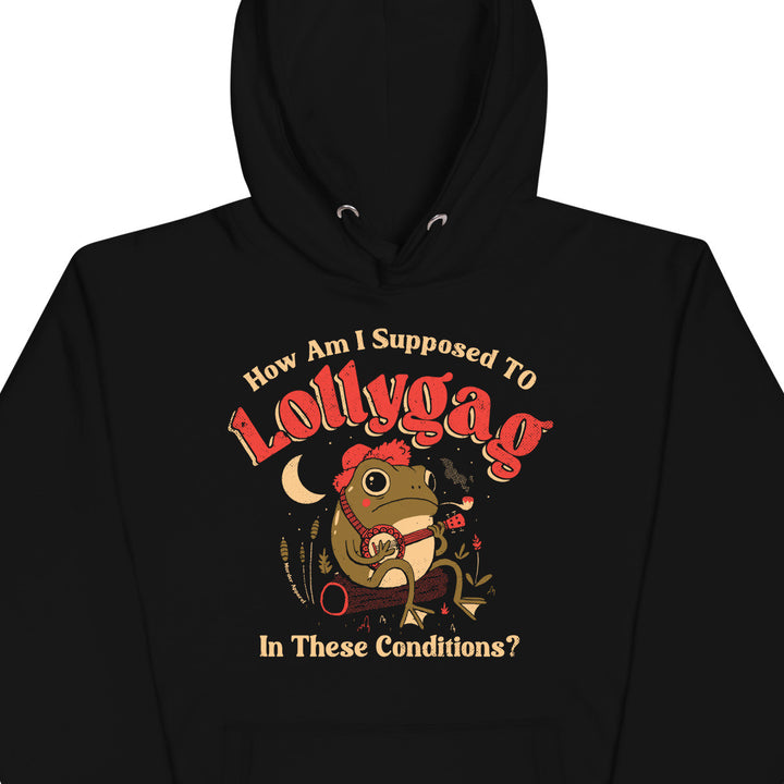 Lollygag Frog Hoodie