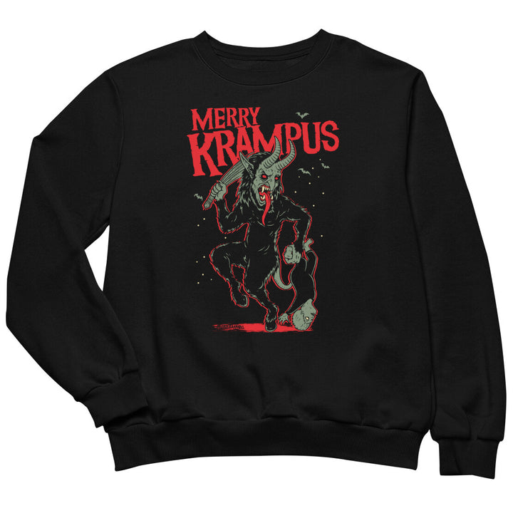 Merry Krampus Sweatshirt - Murder Apparel