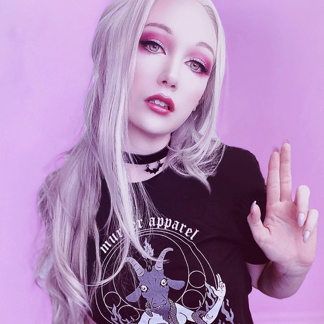 Baphomet Namaslay Yoga T-Shirt - Murder Apparel