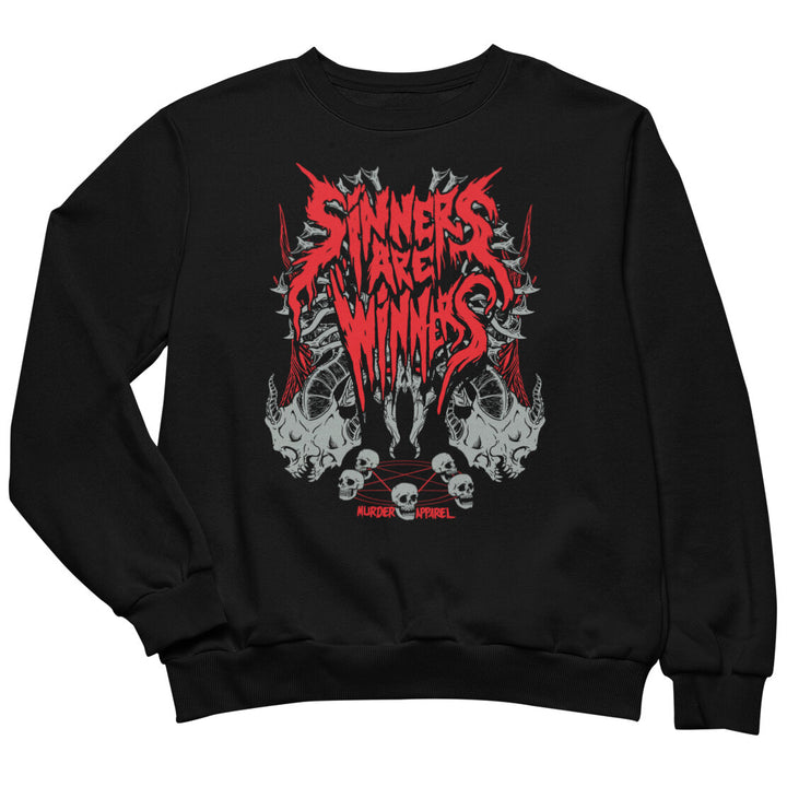 Sinners Are Winners Sweatshirt - Murder Apparel