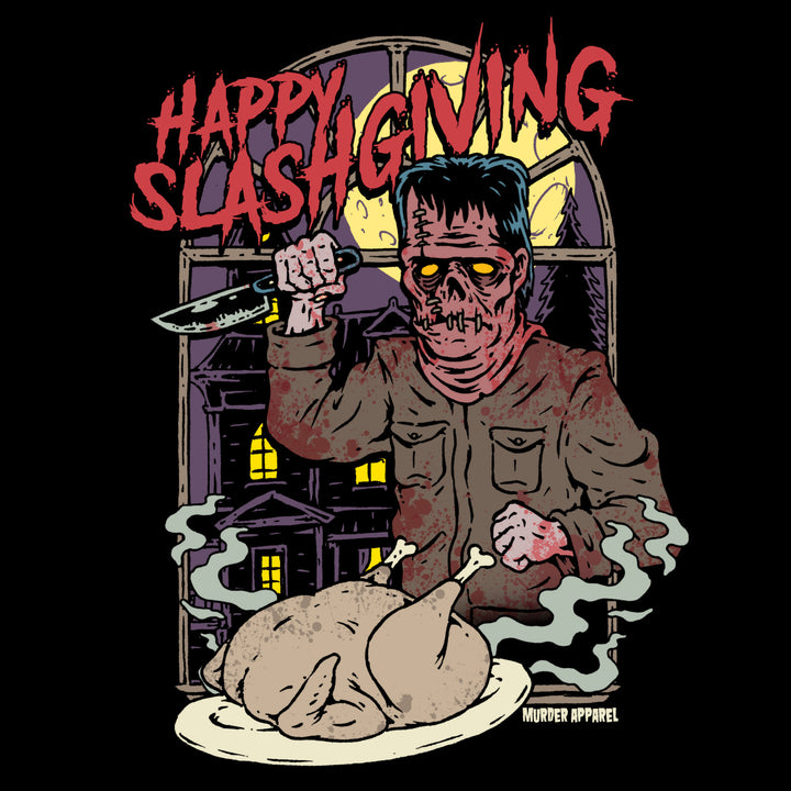 Happy Slashgiving T-shirt - Murder Apparel