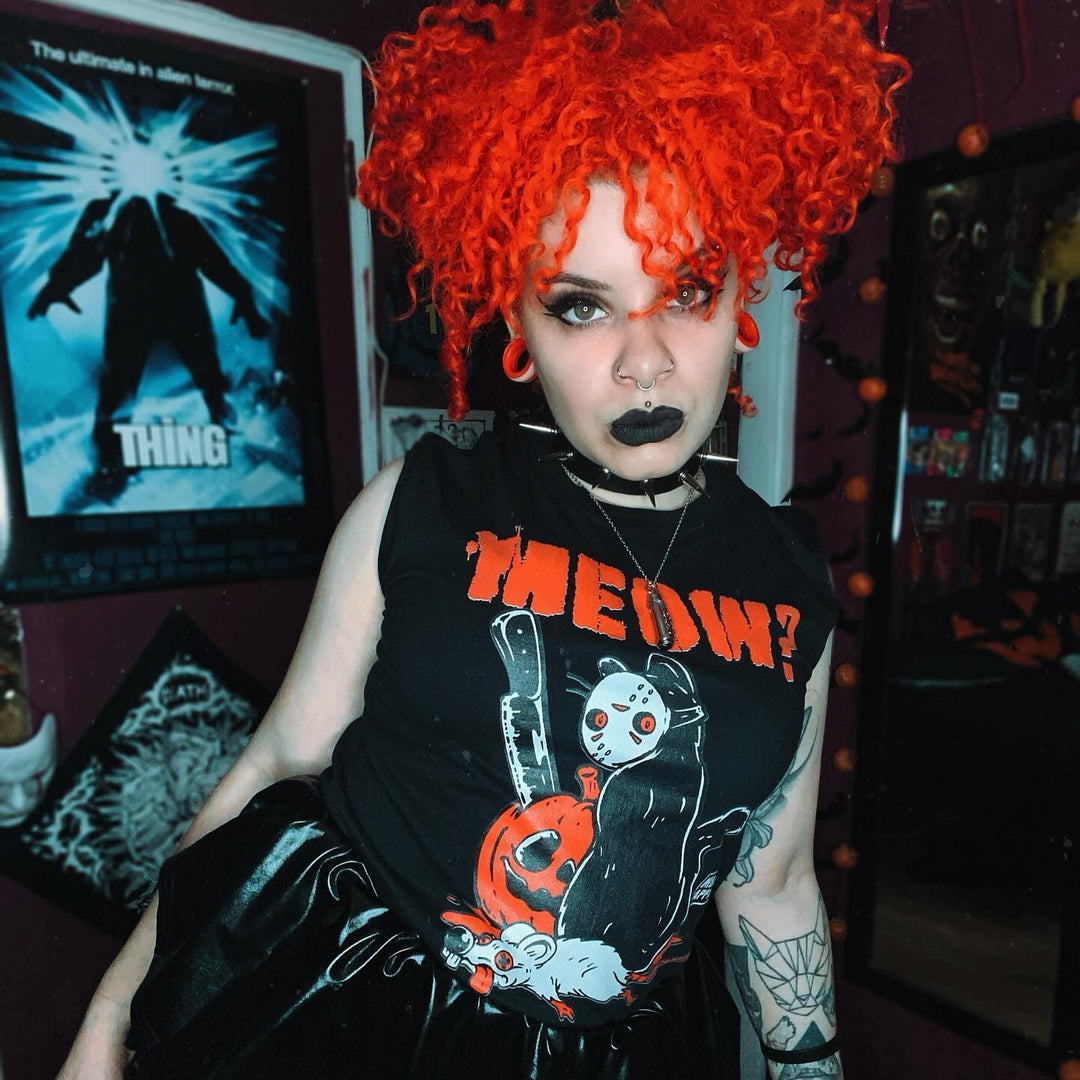 Killer Cat Meow T-Shirt - Murder Apparel