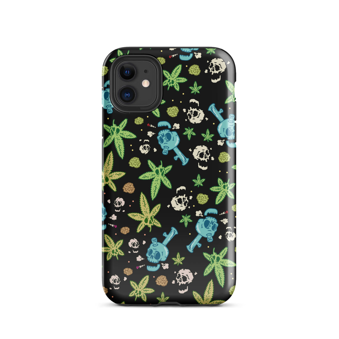 Weed And Skulls iPhone Case Murder Apparel Weed And Skulls iPhone Case Murder Apparel