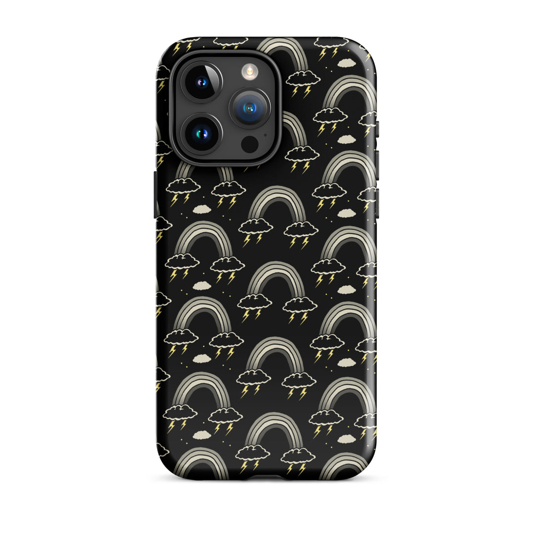 Goth Rainbow Emo iPhone Case iPhone 16 Pro Max | Murder Apparel Goth Rainbow Emo iPhone Case iPhone 16 Pro Max | Murder Apparel