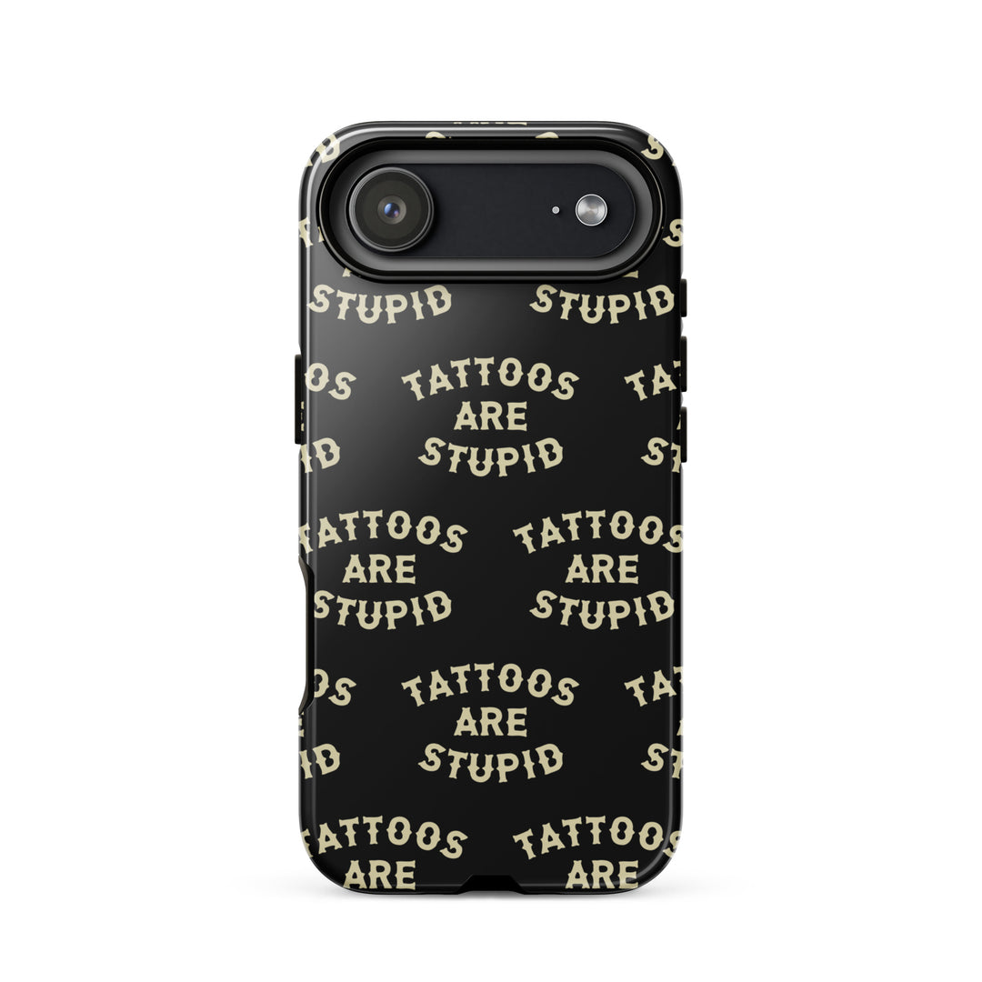 Tattoos Are Stupid iPhone Case - Murder Apparel