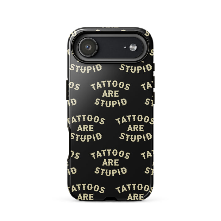 Tattoos Are Stupid iPhone Case - Murder Apparel