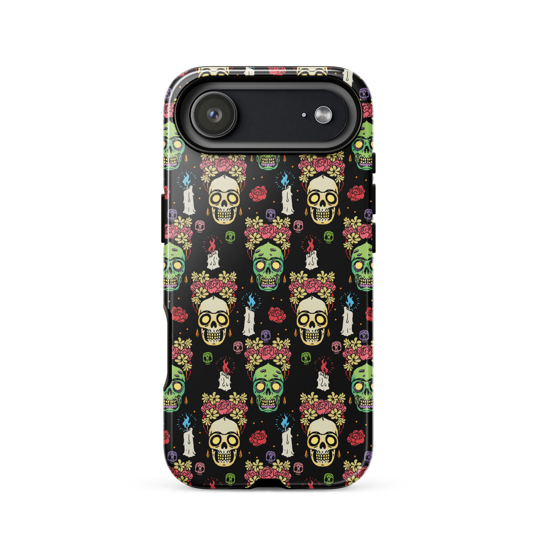 Frida Kahlo Skull iPhone Case - Murder Apparel
