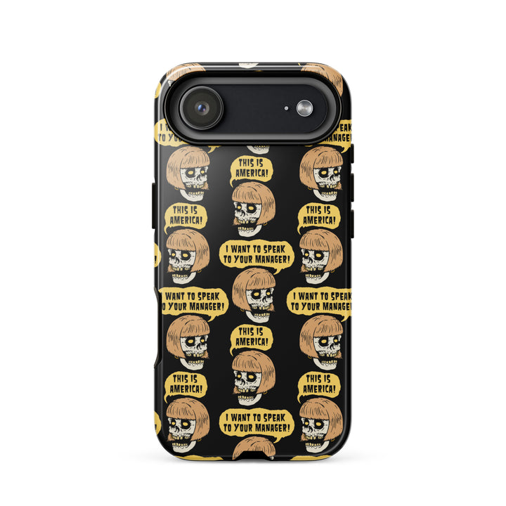 Karen Skull iPhone Case - Murder Apparel