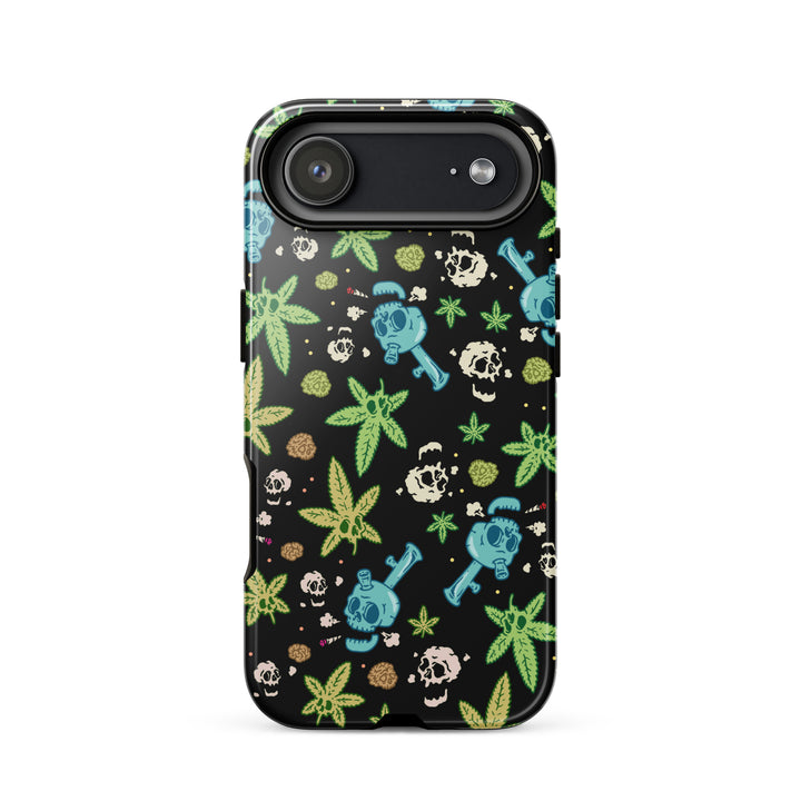 Weed And Skulls iPhone Case - Murder Apparel