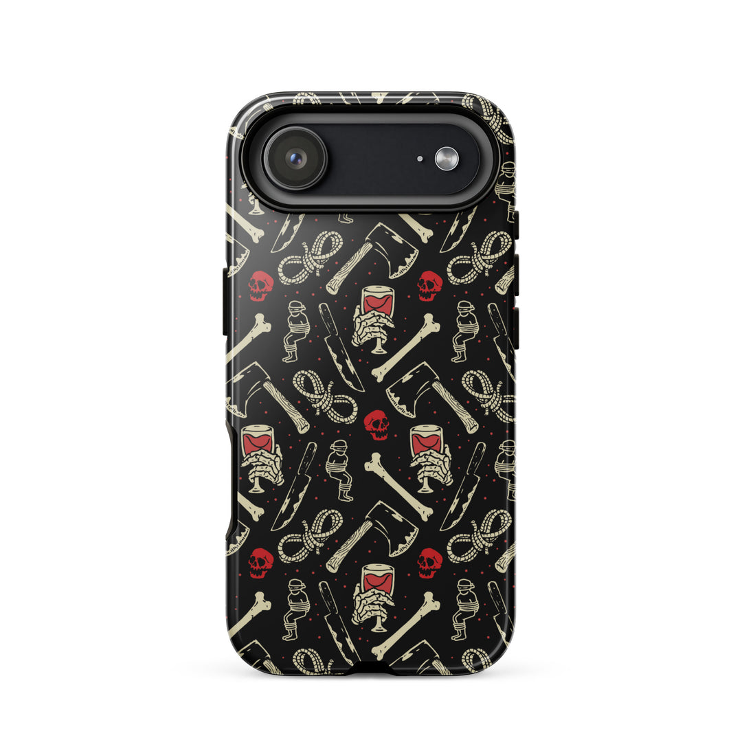True Crime And Wine iPhone Case - Murder Apparel