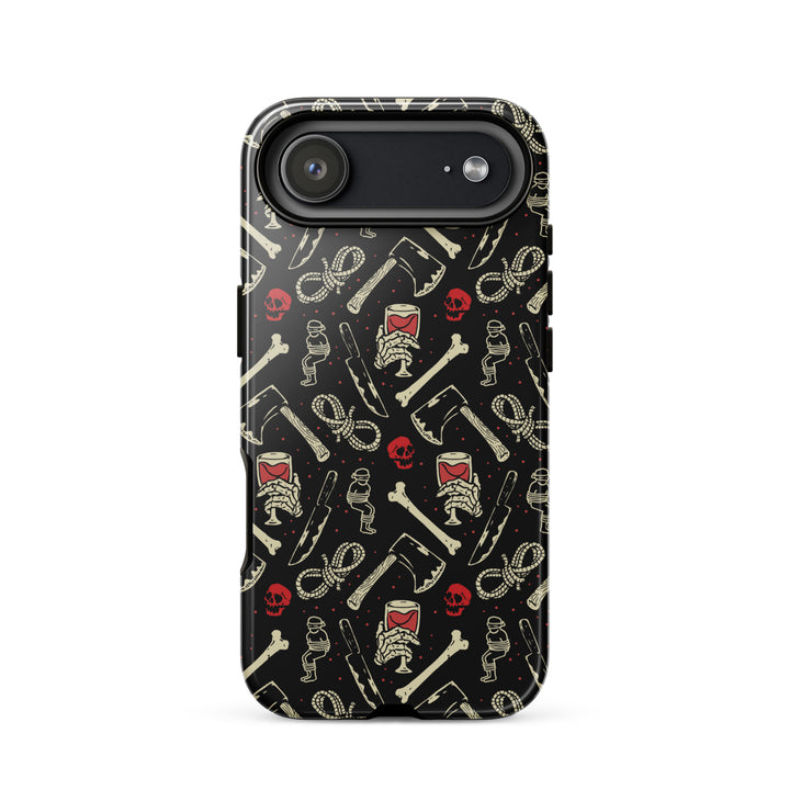 True Crime And Wine iPhone Case - Murder Apparel