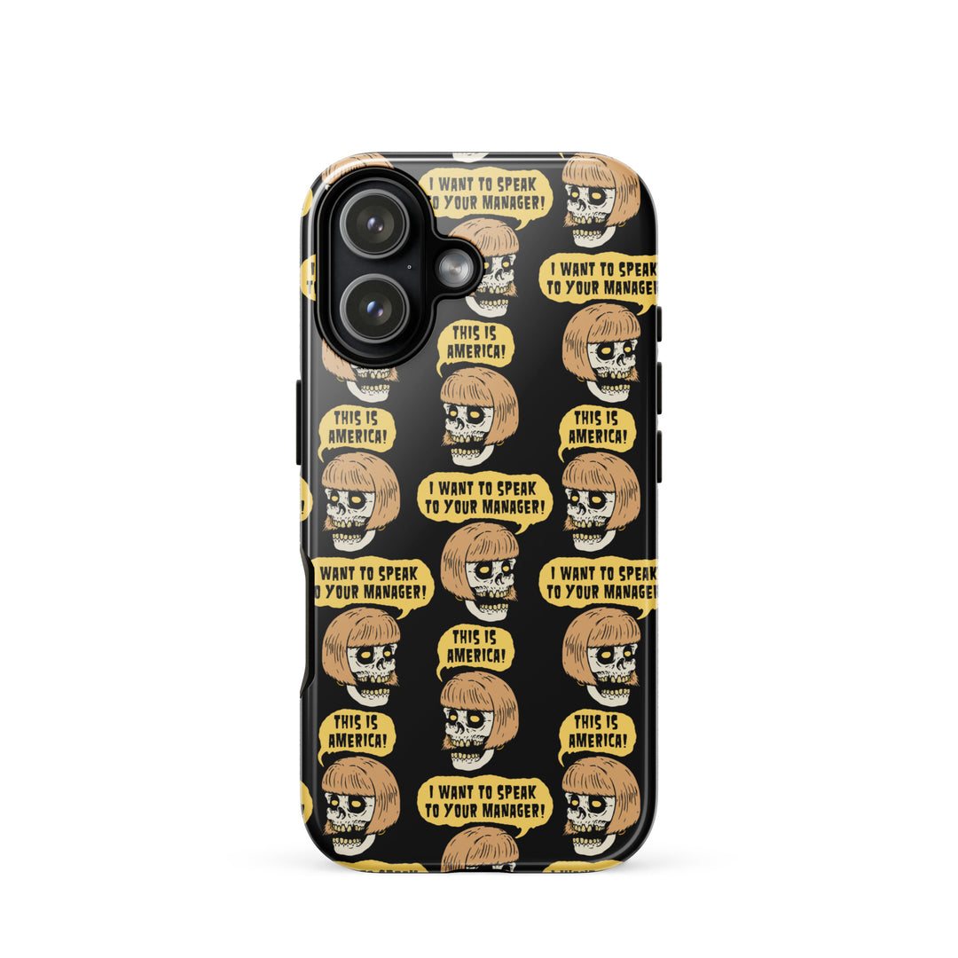 Karen Skull iPhone Case - Murder Apparel