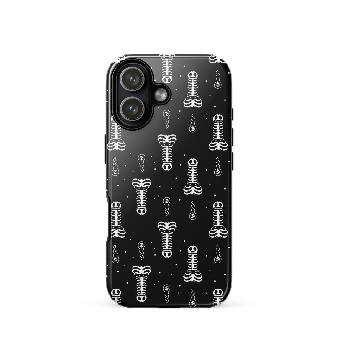 Skeleton Penis Boner iPhone Case - Murder Apparel