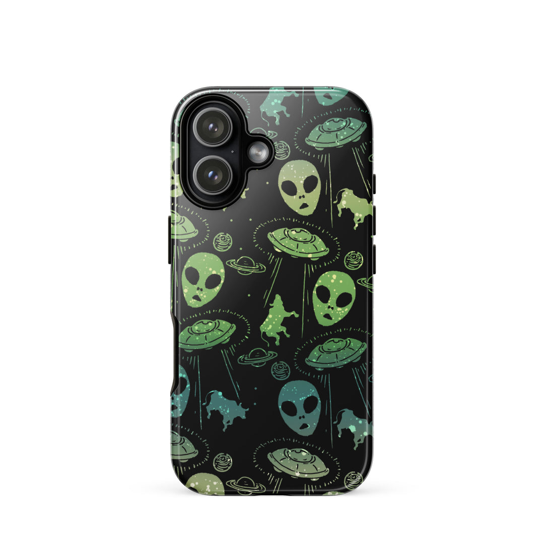 Aliens And UFOs iPhone Case - Murder Apparel