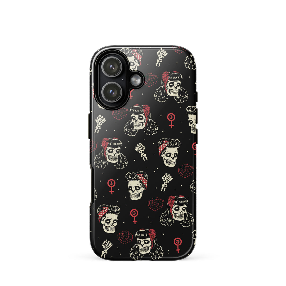 Undead Rosie Riveter iPhone Case – Murder Apparel Undead Rosie Riveter iPhone Case – Murder Apparel