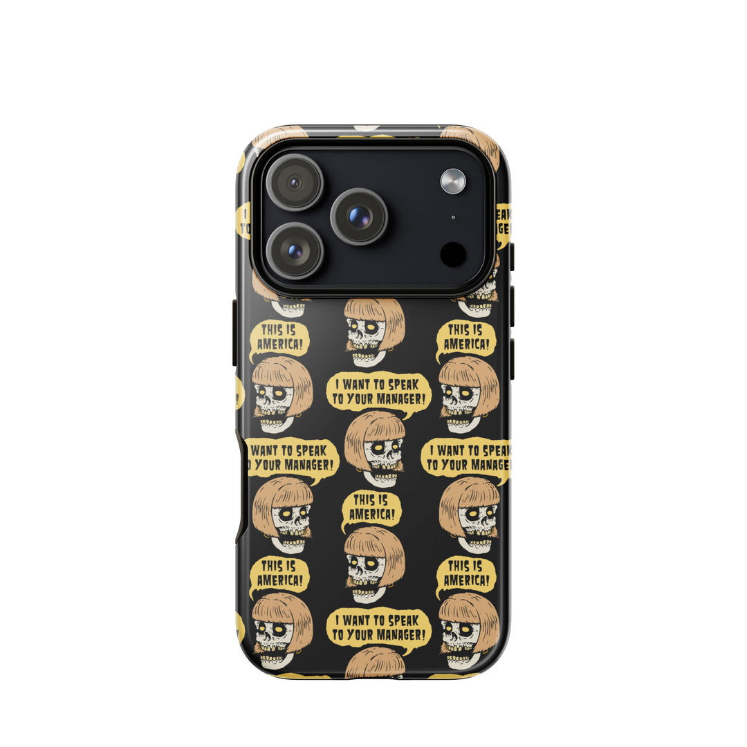 Karen Skull iPhone Case - Murder Apparel
