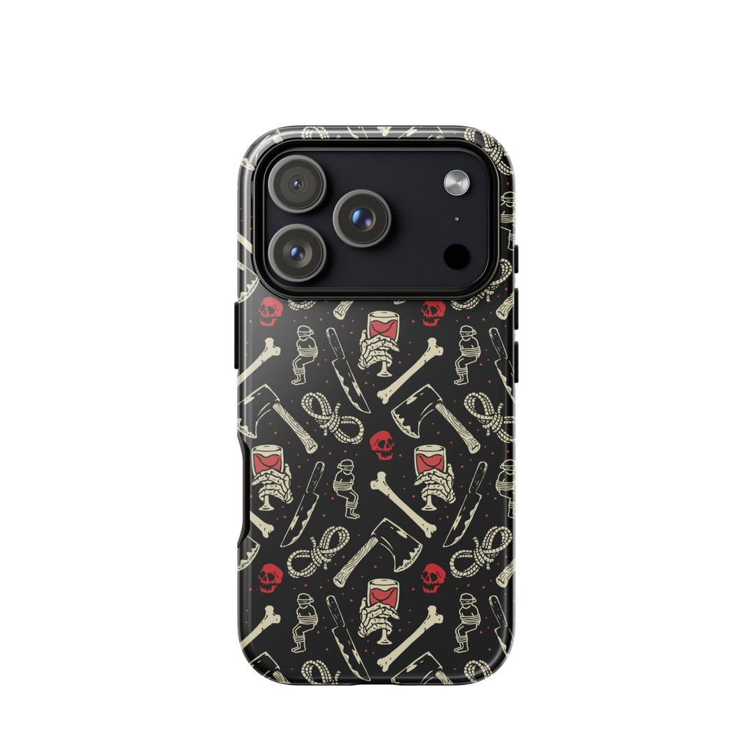 True Crime And Wine iPhone Case - Murder Apparel