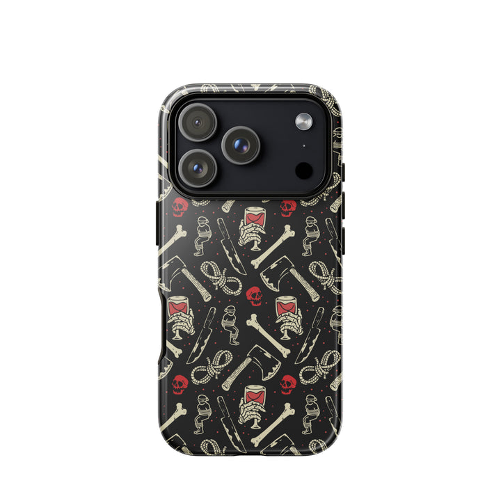 True Crime And Wine iPhone Case - Murder Apparel