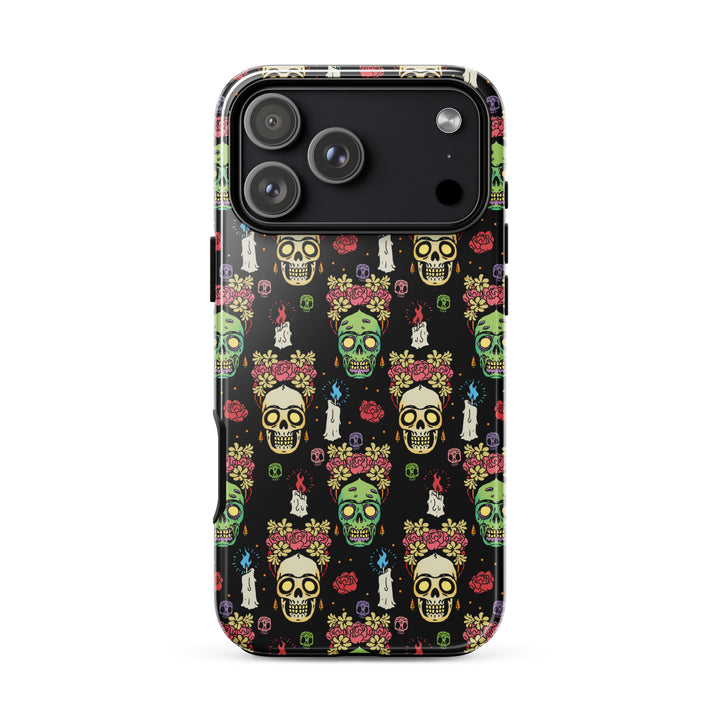 Frida Kahlo Skull iPhone Case - Murder Apparel