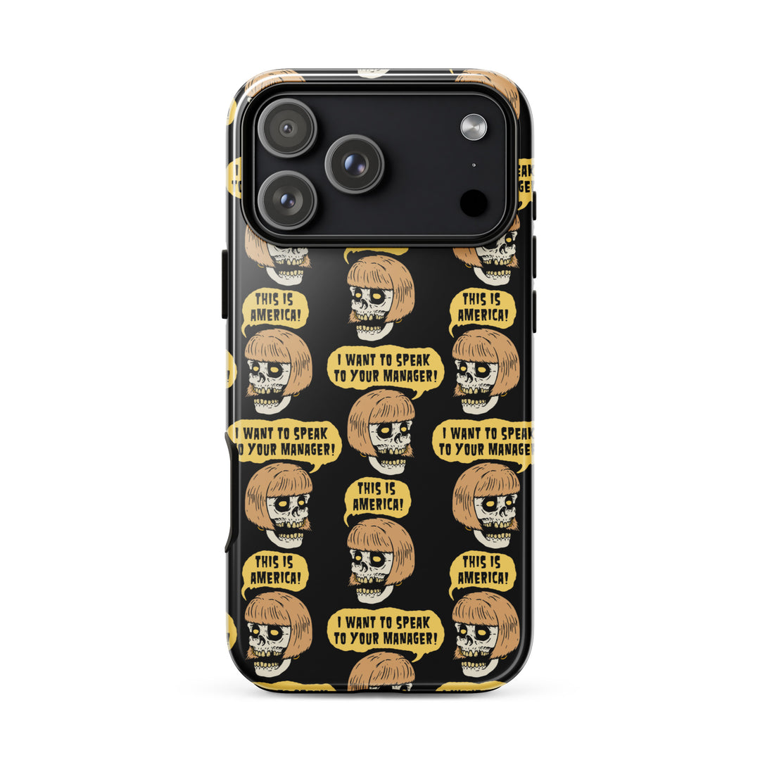 Karen Skull iPhone Case - Murder Apparel