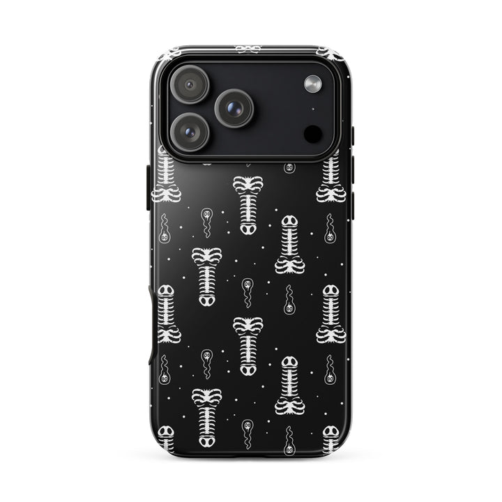 Skeleton Penis Boner iPhone Case - Murder Apparel