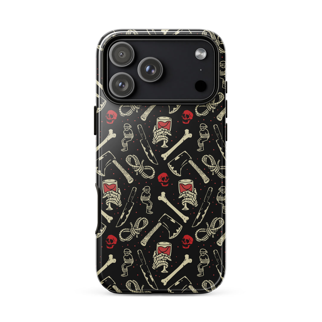 True Crime And Wine iPhone Case - Murder Apparel