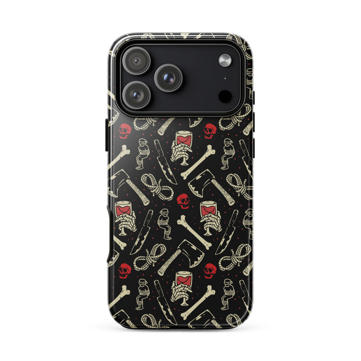 True Crime And Wine iPhone Case - Murder Apparel