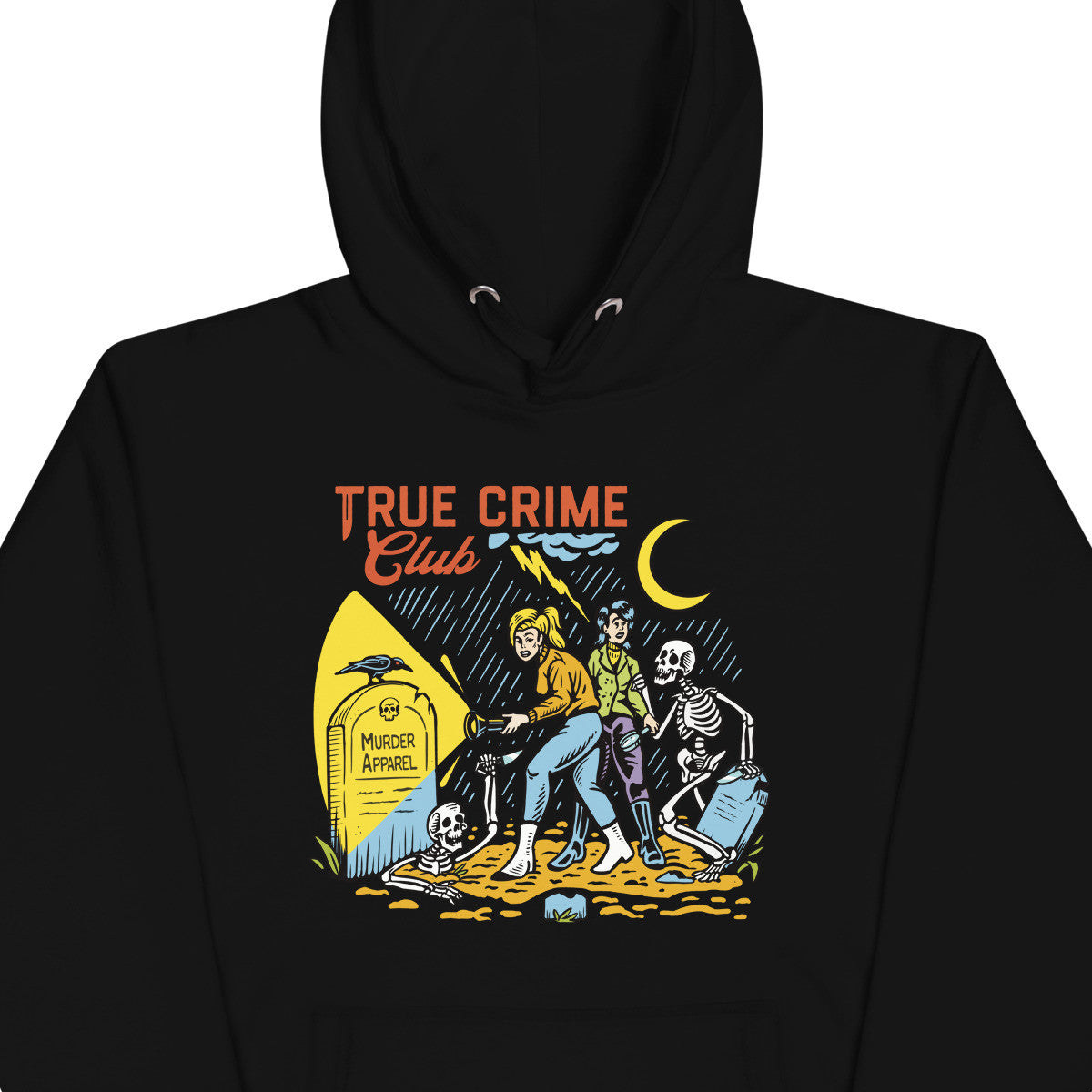 True Crime Club Retro Hoodie – Murder Apparel
