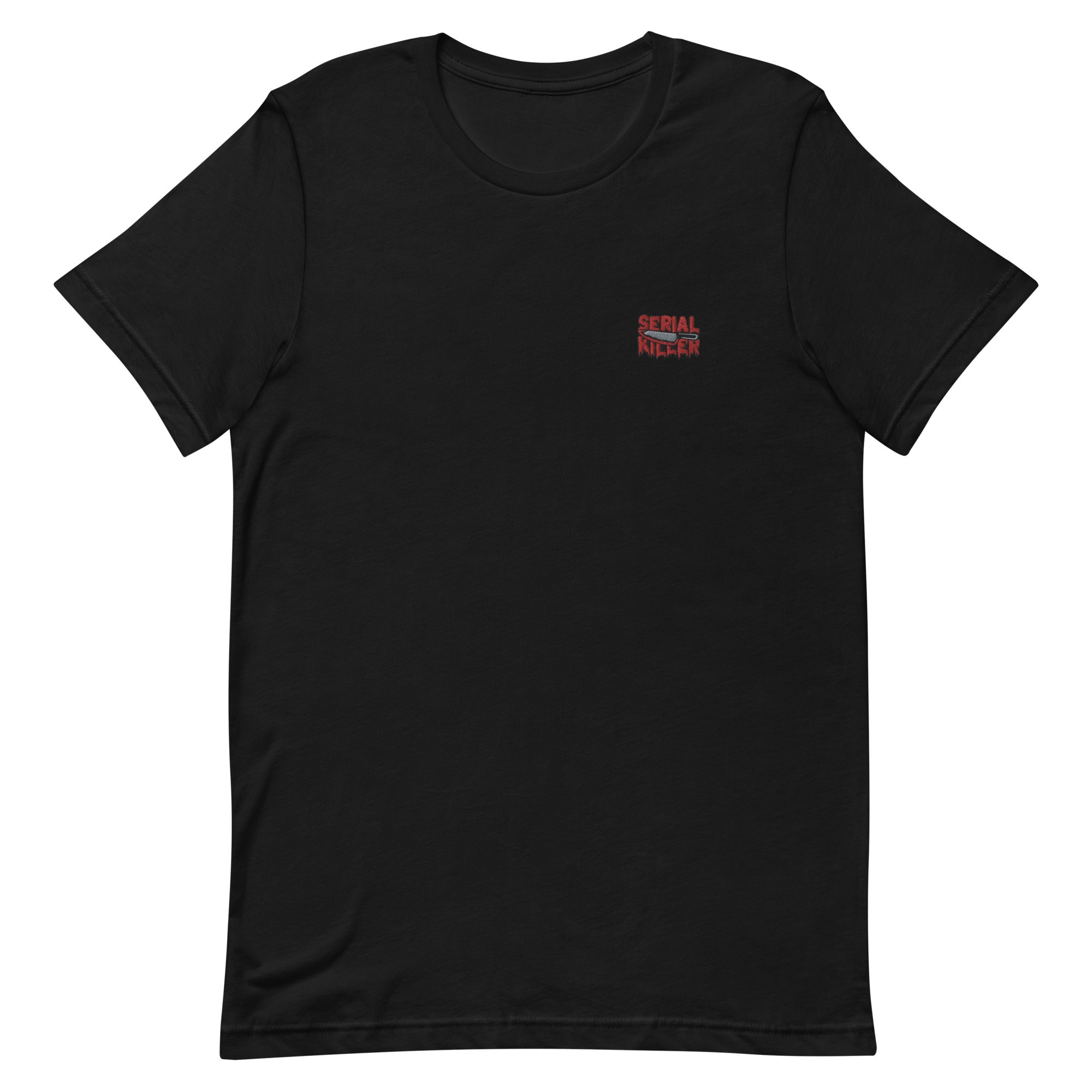 Serial Killer Knife Embroidery T-Shirt – Murder Apparel
