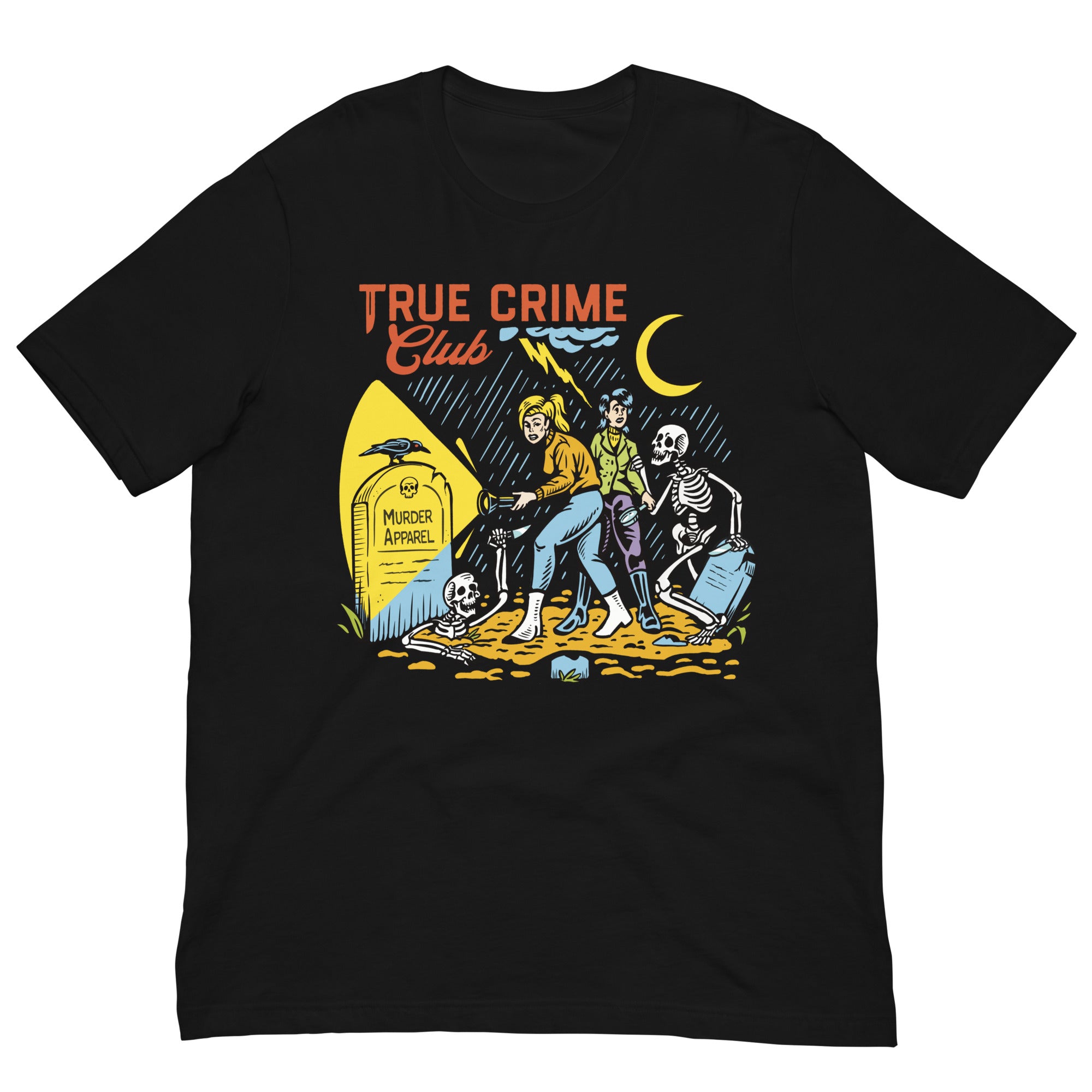 True Crime Club Retro T-shirt – Murder Apparel