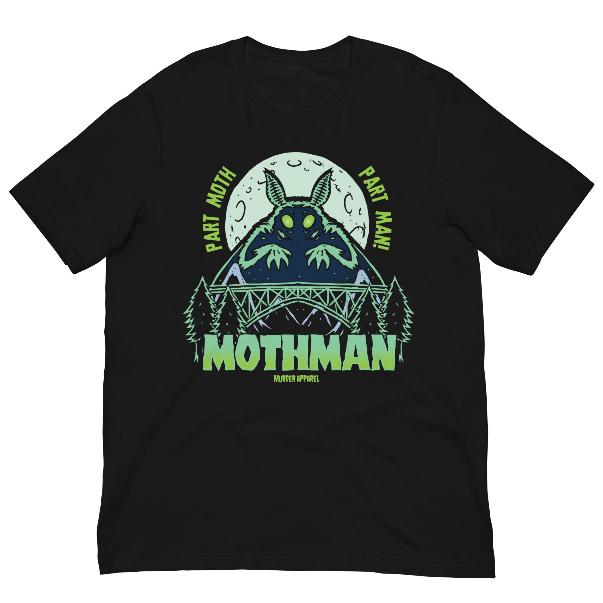 セミオーダー・Mothman Mothman Retro Cryptid T-Shirt – Murder Apparel