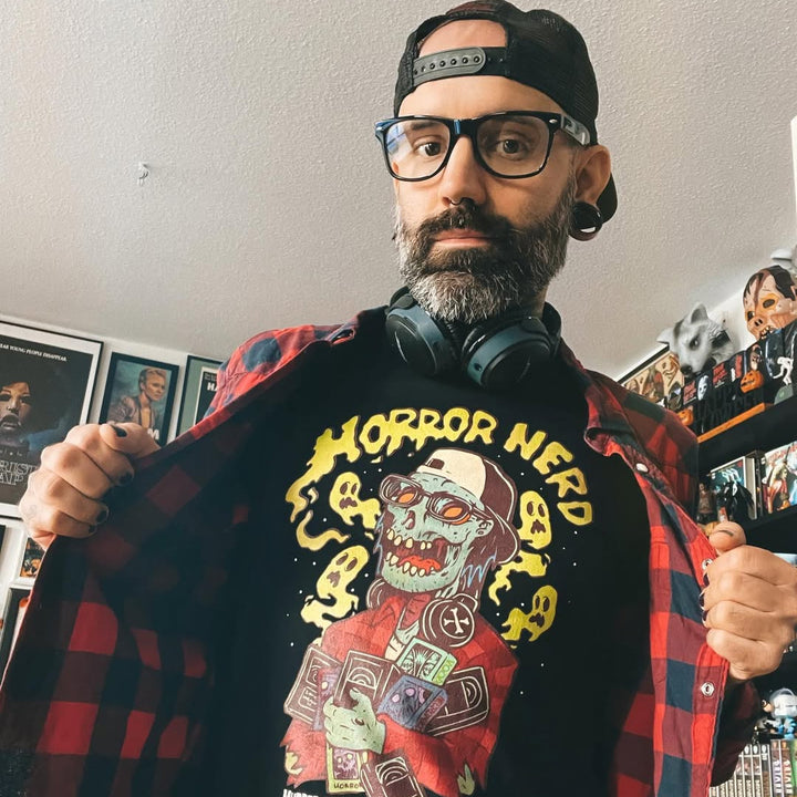 Retro Horror Nerd T-Shirt - Murder Apparel