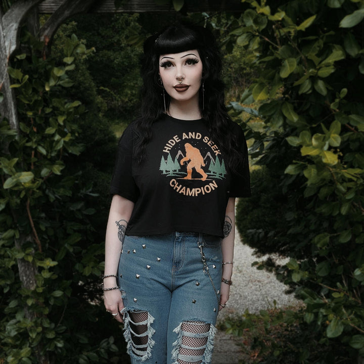 Bigfoot Hide & Seek Champion Crop Top