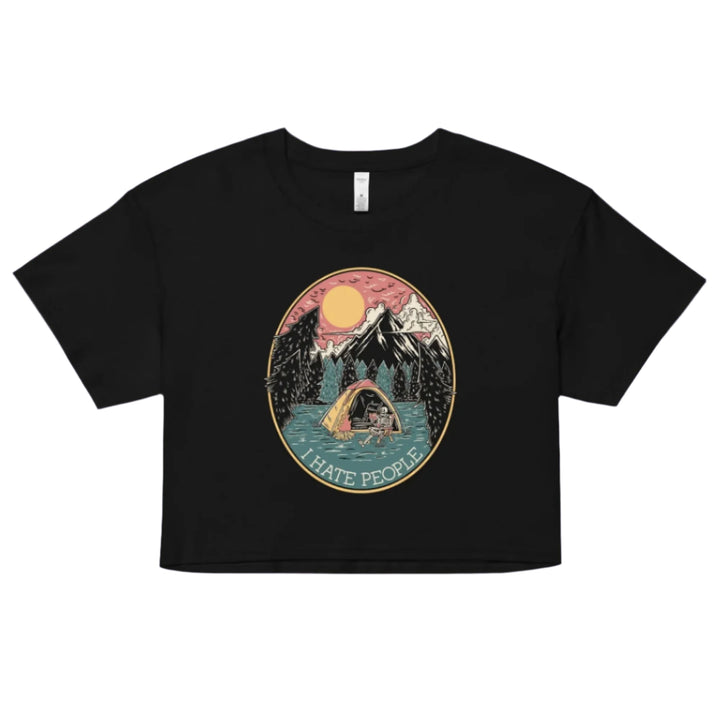 I Hate People Crop Top - Murder Apparel